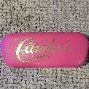 Candie's Pink Hard Clamshell Glass Case